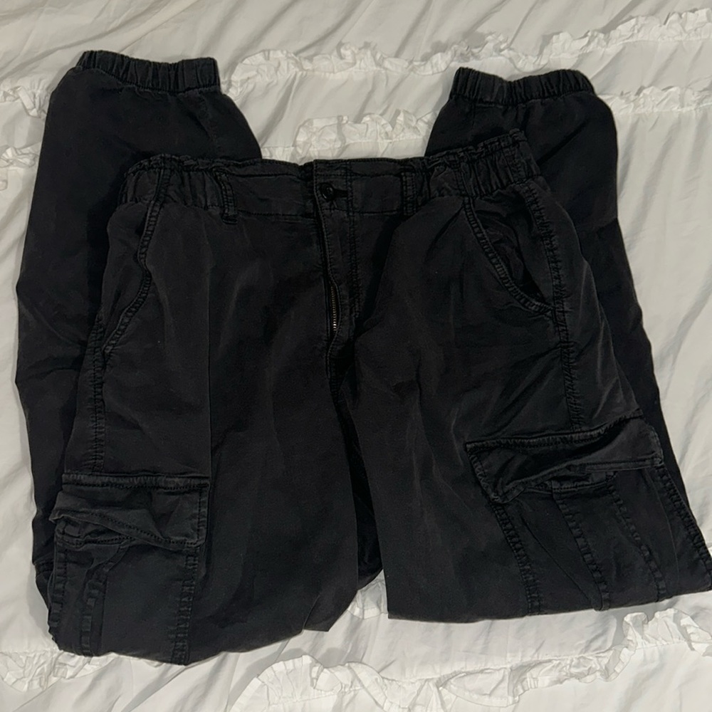 Black Cargo Pants A&E